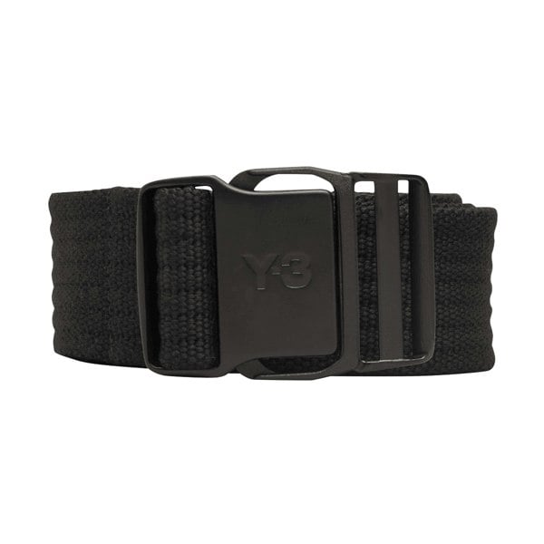 Y3 Y-3 Mens Logo Recycled Polyester Utility Belt - Black