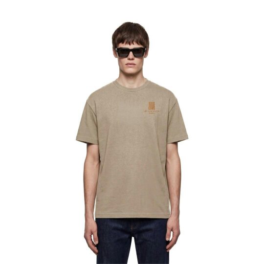 By Lanvin Paris Chest Logo Taupe T-Shirt