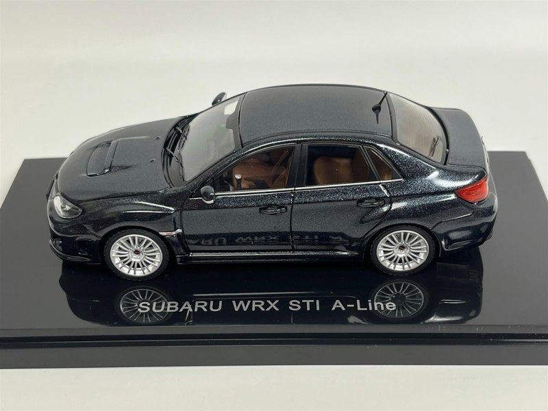 Ebbro Subaru WRX STI A Line Metallic Grey 1:43 Scale 44398