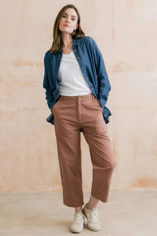 Lily & Me Willow Denim Shirt Blue