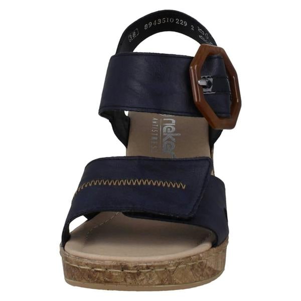 Rieker Ladies Rieker Block Heeled Sandal 66876