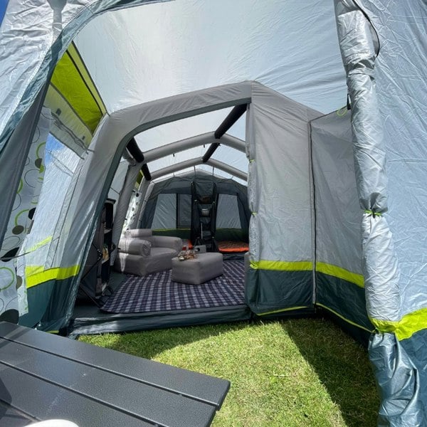 An image of inside of the OLPRO Home 5 Berth Inflatable Family Tent.