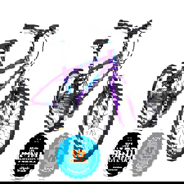 Squish 16" Wheel Lightweight Hybrid Bike Purple