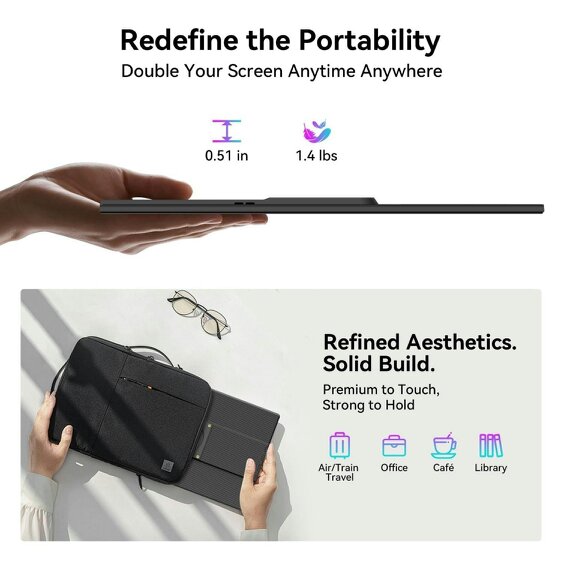 Blackview Table 9 16" FHD 360° Portable Laptop Monitor