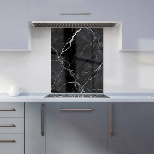 Warren Reed - Designer Black Marble Pattern Kitchen Splashback