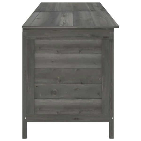 Berkfield Garden Storage Box Anthracite 198.5x50x56.5 cm Solid Wood Fir