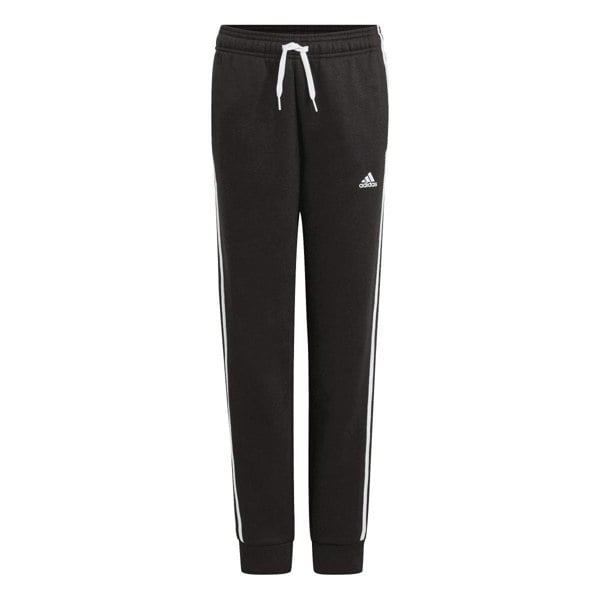 Adidas Boys Essentials Fleece 3 Stripes Jogging Bottoms - Black