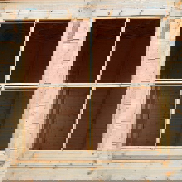 Shire Corner Shed 8x8 12mm interlock Clad wooden Shed - Best Shed