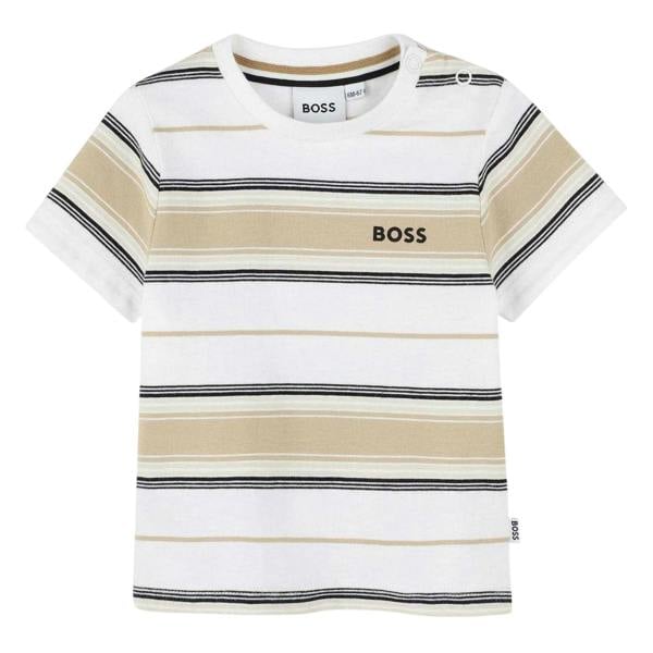 Boss Baby Striped Regular T-Shirt - Sand - 