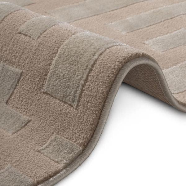 Hanse Home Perles Shortpile Beige Rug – Modern Geometric