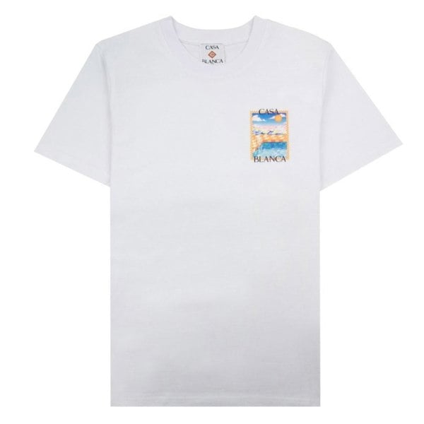 Casablanca Surreal Pool White T-Shirt