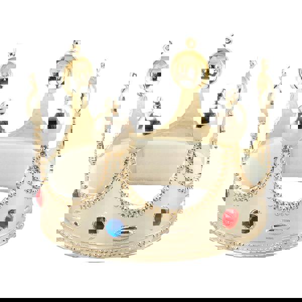 Bristol Novelty Kings Superior Tiara - Gold - 