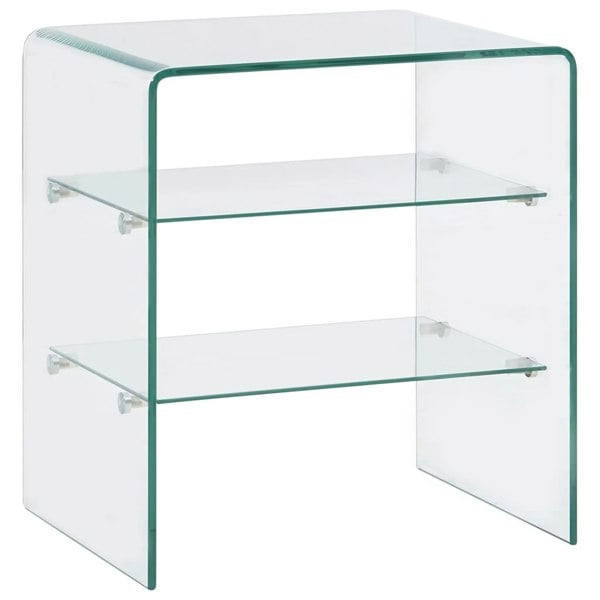 Berkfield Coffee Table 50x40x56 cm Tempered Glass