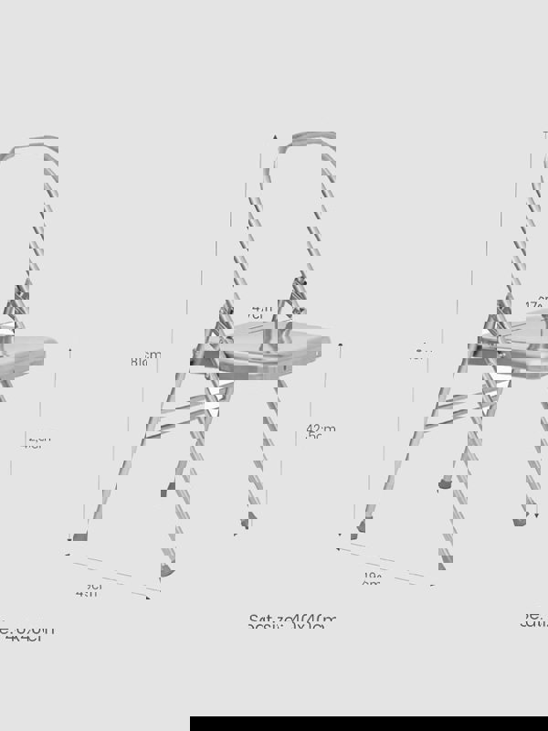 Yoga Studio Folding Yoga Chair No Front Bar