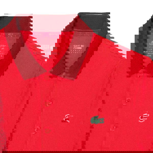 Lacoste Mens Novak Djokovic Tennis Polo Shirt - Red