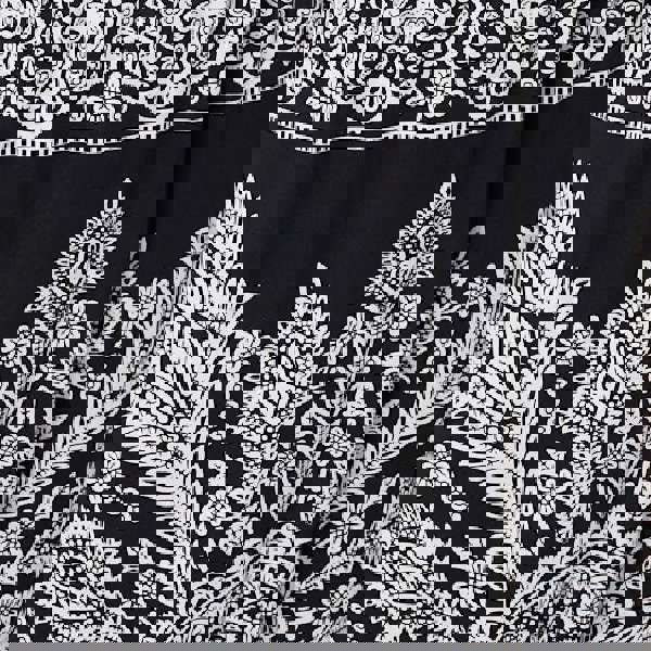 Black And White | Mosaic Print Halter Neck Long Dress