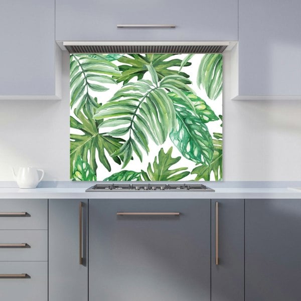 Warren Reed - Designer Exotic Rainforest Leaves Kitchen Splashback