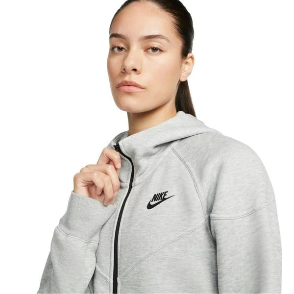 Nike Womens/Ladies Windrunner Tech Fleece Full Zip Hoodie - Grey - 
