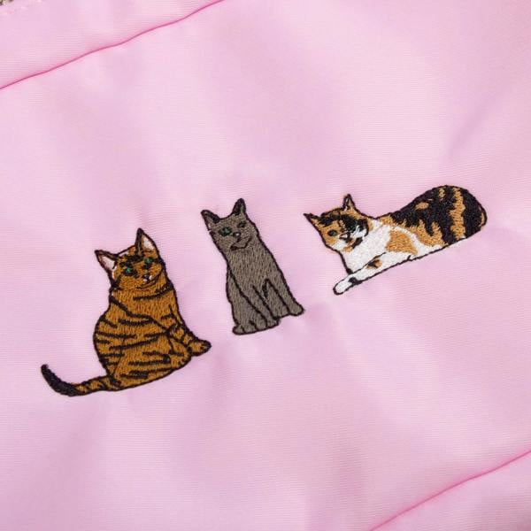 Mylee London Cat Embroidered Make-Up Cosmetics Bag