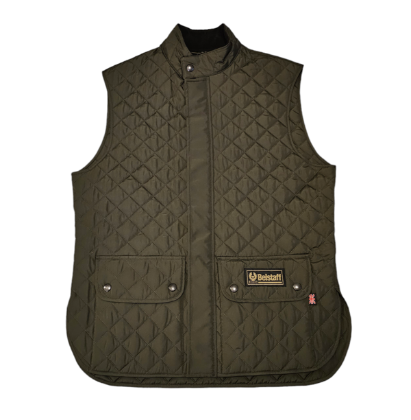 Belstaff Heritage Waistcoat Gilet Jacket - Faded Olive