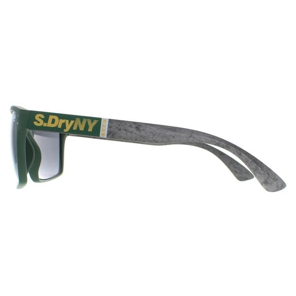 Superdry Sunglasses Kobe SDS 107 Matte Rubberised Green Grey