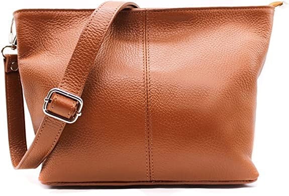 Kitise Small Genuine Practical Italian Leather Shoulder Messenger Handbag
