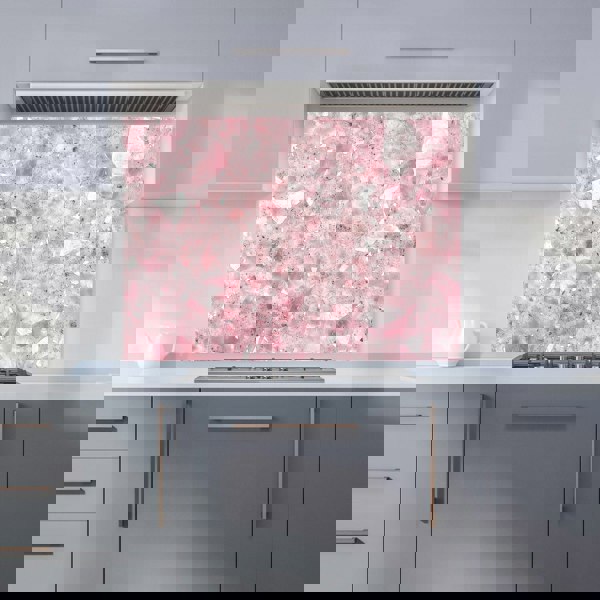 Warren Reed - Designer Pink Quartz Effect Kitchen Splashback