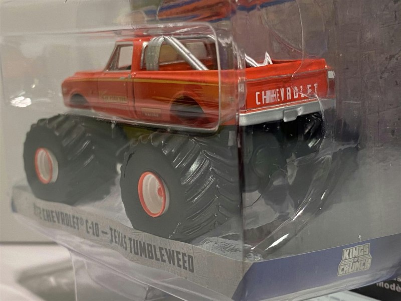 Greenlight 1972 Chevrolet C-10 Texas Tumbleweed King of Crunch 1:64 Scale Greenlight 49070B