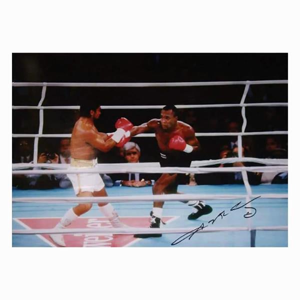 Sugar Ray Leonard signed photo vs Roberto Duran — Premium framing