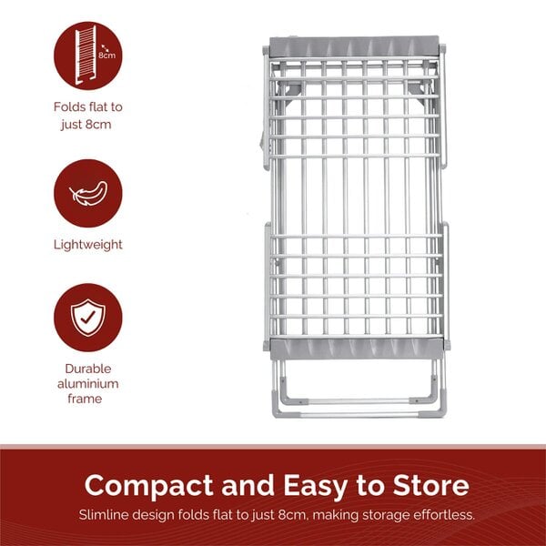 Rediffusion Winged Heated Clothes Airer