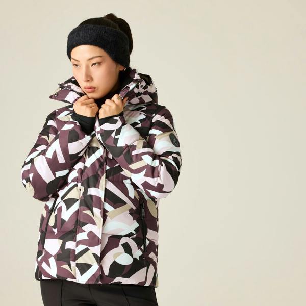 Dare 2B Womens/Ladies Allure Abstract Ski Jacket - Huckleberry