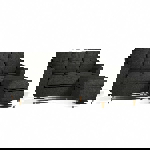 Furnishings For Less Baxter Fabric L Shaped 3 Seater Corner Sofa With Chaise