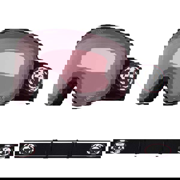 Dragon NFX2 - Old Skool with Lumalens Red Ionized & Lumalens Light Rose Lens