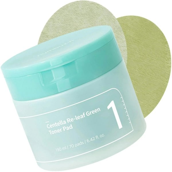 NUMBUZIN No. 1 Centella Re-Leaf Green Toner Pad (70 Pads) 190ml