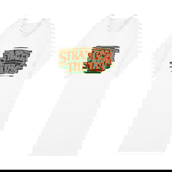 Stranger Things Childrens/Kids Hawkins High School Logo T-Shirt - White - 