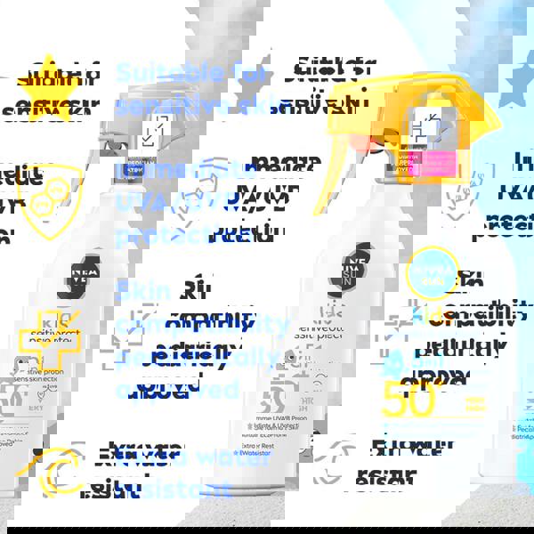 Nivea Sun Babies Sensitive Protect Trigger Spray SPF50 270ml - Additional 2