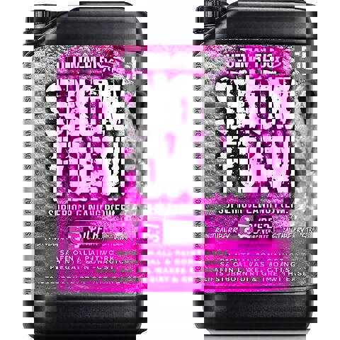 Ultima Plus XP Ultima-Plus XP Snow Foam Car Shampoo pH Neutral Wash - Super Thick Foam Pre-Wash - Strawberry Fragrance 5L