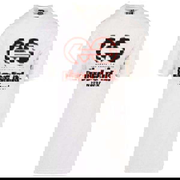 Diesel Unisex Adult Power Station Logo T-Shirt - White/Red - 