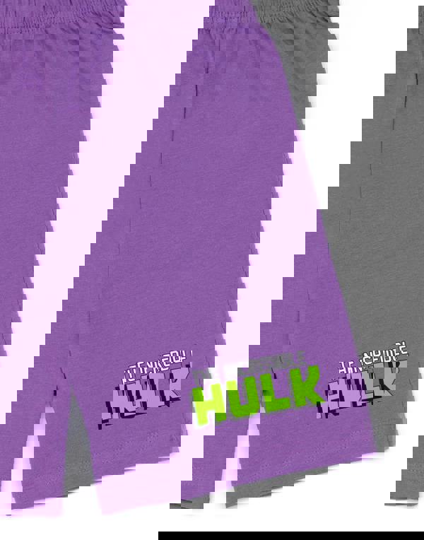 Marvel Marvel BoysGreen Hulk Character Print Short Sleeve Short Leg Pyjama Set