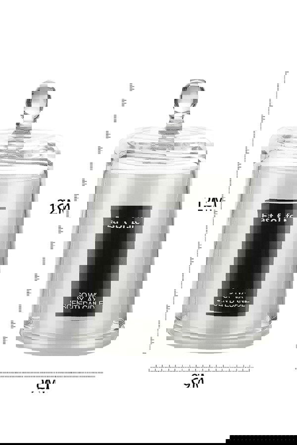 Living and Home Soy Wax Pear & Freesia Scented Jar Candle