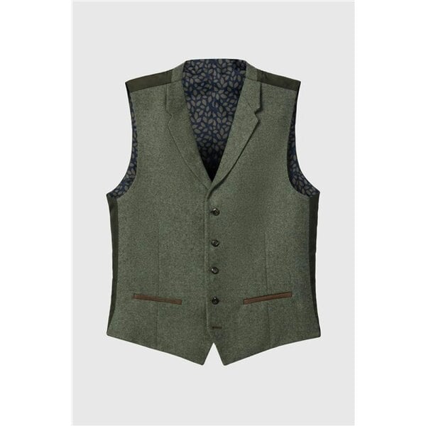 Ted Baker Tailored Fit Sage Donegal Waistcoat