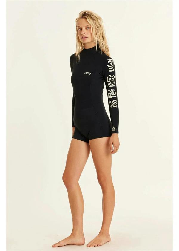 Sisstrevolution Sisstr 2/2 Summer Seas L/S Wetsuits - Black