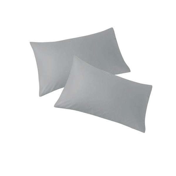 Paoletti Bamboo Housewife Pillowcase - Light Dove Grey - 