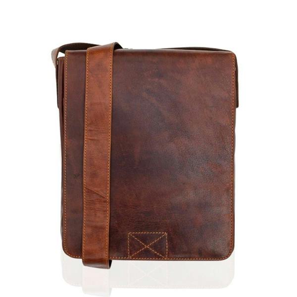 PRIMEHIDE Leather Messenger Bag Bridge