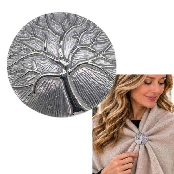 Love EMVY Decorative Tree Magnetic Scarf & Cape Fastener