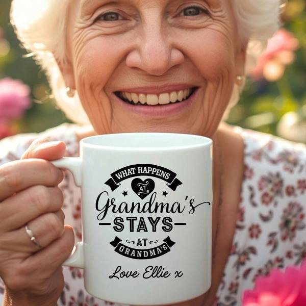 Personalised Grandma's House Funny Mug Gift | Grandma Aunty Nana