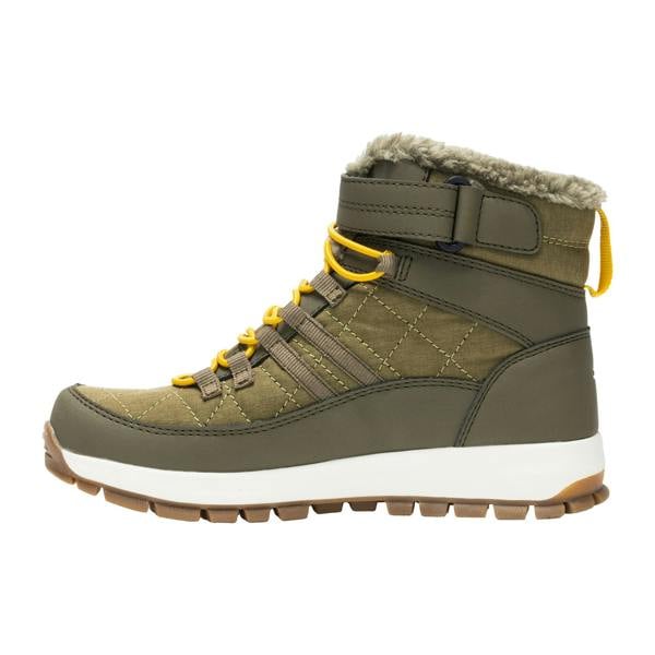 Regatta Childrens/Kids Elbourne Snow Boots - Bark Green/Sunset - 