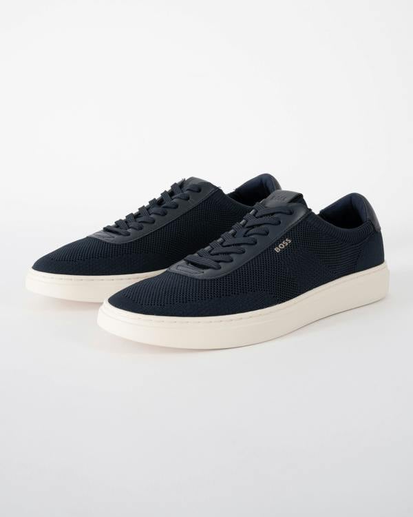 BOSS Orange Kieran_Tenn_knal Mens Trainers in Dark Blue