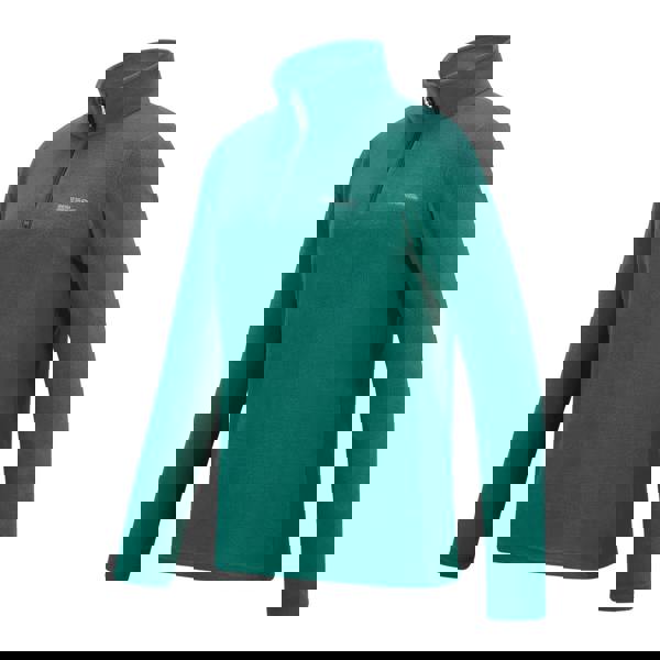 Regatta Great Outdoors Womens/Ladies Sweetheart 1/4 Zip Fleece Top - Mediterranean Green - 