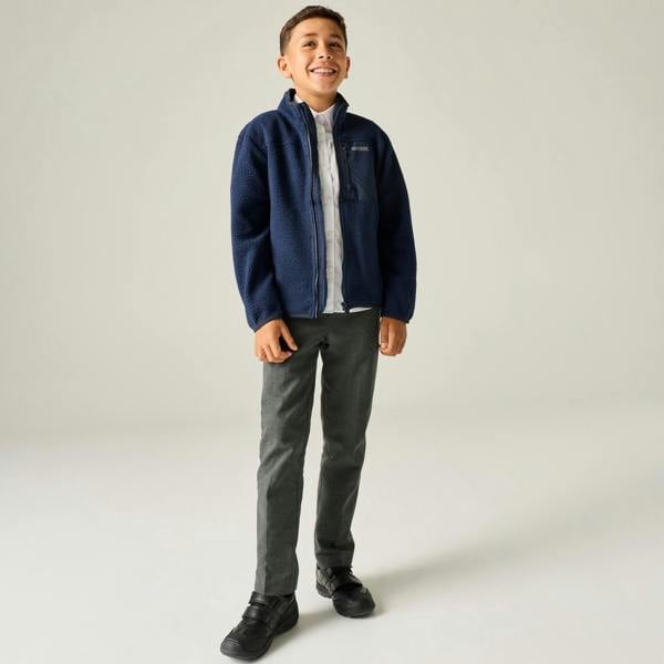 Regatta Childrens/Kids Frankie Full Zip Fleece Jacket - Navy - 